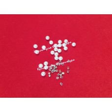 Намиста перли прибивні № 5 білий 500 гр