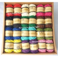 Шпагат 1,5 мм 10 м 24 шт асорті