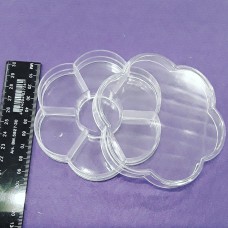 Бокс квітка прозорий 10*2 см 6+1 вічок