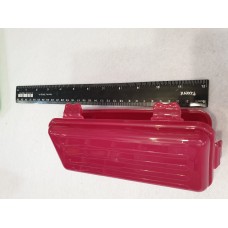 Бокс для вязальних гачків 7*17,5*4 см бордовий