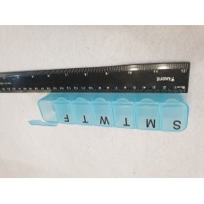 Бокс з роздільними вічками16,5х3х2,5 см 7 вічок блакитний