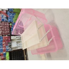 Бокс валіза-розкладачка 17*31*15 см рожевий