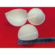 Чашечки для бюстгальтера з кісточкою № 80 12 пар бежеві