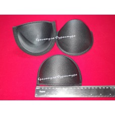 Чашечки для бюстгальтера з кісточкою № 85 12 пар чорні