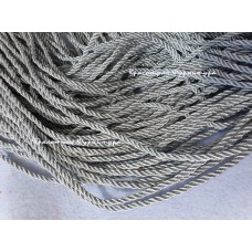 Шнур парчовий 3мм 92м срібний