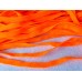 Шнур плоский трикотажний 1 см 70 м помаранчевий неон