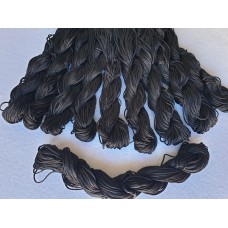 Шнур шамбала косичка 2мм 220м чорний