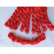 Шнур шамбала косичка 2мм 220м червоний