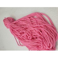 Шнур спортивний 5мм 92м рожевий