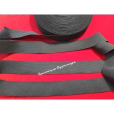 Резинка середньої щільності 4см 25м чорна