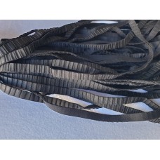 Резинка для бюстгальтера гофрована 1 см 25 м чорний