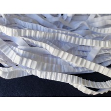 Резинка для бюстгальтера гофрована 1 см 25 м білий