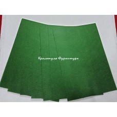 Фетр 20х30 см 1мм 10 листів темно-зелений