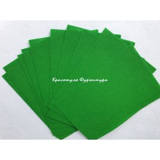 Фетр 20х30 см 1мм 10 листів зелений
