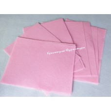 Фетр 20х30 см 1мм 10 листів рожевий