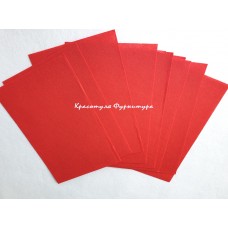 Фетр 20х30 см 1мм 10 листів червоний