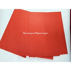 Фетр 20х30 см 1мм 10 листів яскраво-червоний