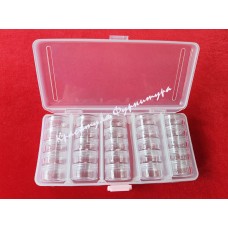 Баночки розбірні в коробці 3*7,5 см 25 шт