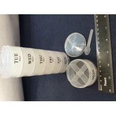 Баночки розбірні залежні 6,5*19 см 7 шт матові