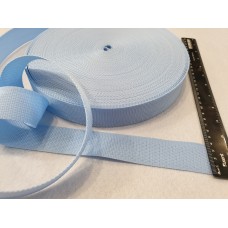 Ремінна стрічка 3,8см 48м блакитний