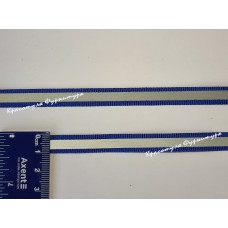 Стрічка світловідбивна комбінована 1 см 46 м синя