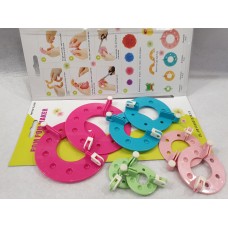 Набір для виготовлення бумбонів 4шт Art No YL-516 3,5см 5,5см 7см 9см