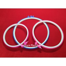 П`яльця пластмасові в наборі 15см, 19см, 23см 30шт (по 10шт)