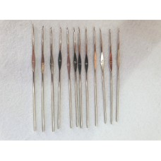 Набір гачків для в`язання ROSE суцільнометалевих від 1 мм до 12 мм