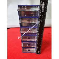 Бокс вітринний збірний 9*16*5 см фіолетовий