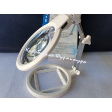 Лупа настільна з підсвічуванням та масштабною підставкою Foldable magnifier MG3B-1A лінза 130мм 26мм збільшення 2х 6х Лупа настільна з підсвічуванням та масштабною підставкою Foldable magnifier MG3B-1A лінза 130мм 26мм збільшення 2х 6х