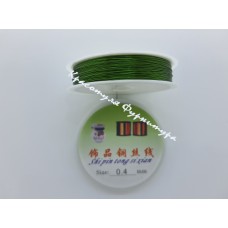 Дріт Shi pin tong Si xian 0,4 мм 10 шт зелений